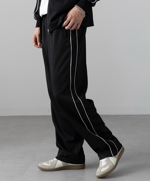wundou（ウンドウ）の「【wundou】パイピングトレーニングパンツ P2050（その他パンツ・メンズ・ブラック/グリーン/ネイビー・M/L/XL）」の7枚目の写真