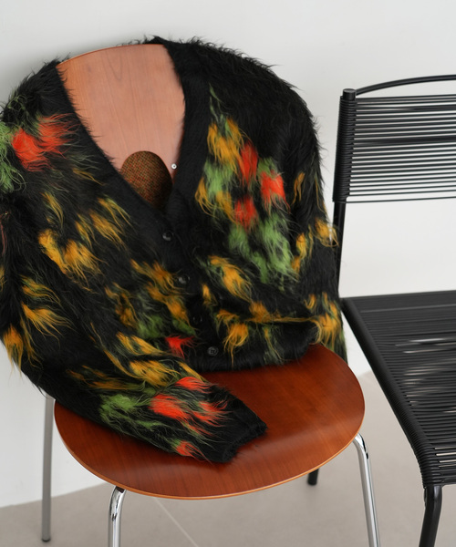 SLOBE IENA（スローブイエナ）の「LES FLEURS シャギーカーディガン