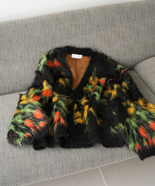 SLOBE IENA（スローブイエナ）の「LES FLEURS シャギーカーディガン