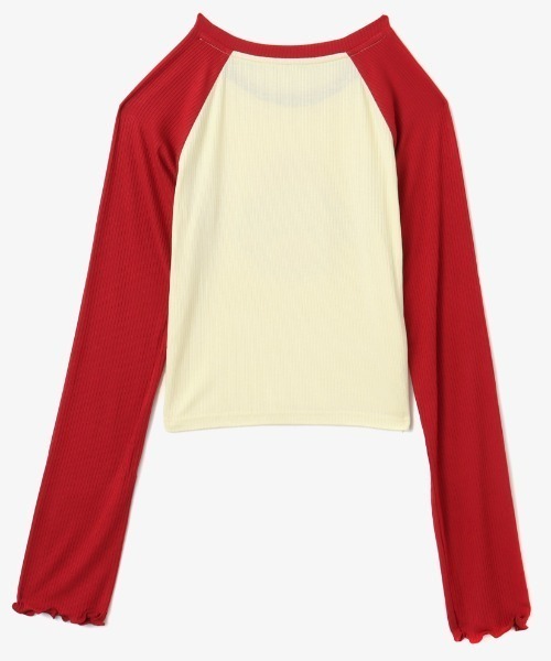 atmos pink(アトモスピンク)の「atmos pink x LiLi “Grumpy(C)”Raglan Sleeve LS T-shirt / アトモス ピンク X リリ グランピー ラグラン スリーブ エルエス ティーシャツ(Tシャツ/カットソー・レディース・ブラック/ブルー/レッド・FREE)」の15枚目の写真