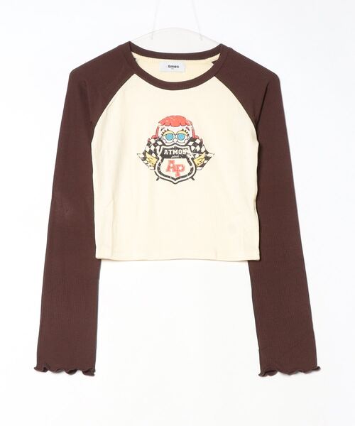 atmos pink(アトモスピンク)の「atmos pink x LiLi “Grumpy(C)”Raglan Sleeve LS T-shirt / アトモス ピンク X リリ グランピー ラグラン スリーブ エルエス ティーシャツ(Tシャツ/カットソー・レディース・ブラック/ブルー/レッド・FREE)」の4枚目の写真