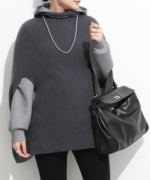 【新品未使用】TartineetChocolat ダウン　ポンチョ　ケープ CAPE HEIGHTS（ケープハイツ） CAPULET カプレット キルト