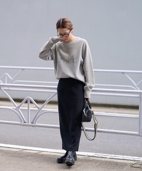 FRAMeWORK（フレームワーク）の「FREEMANS SPORTING CLUB BEECHNOLL スウェットシャツ（スウェット・レディース・ライトグレー・FREE）」の2枚目の写真