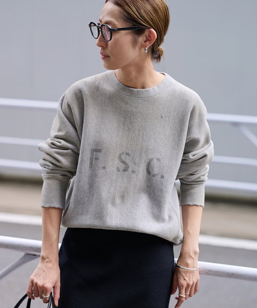 FRAMeWORK（フレームワーク）の「FREEMANS SPORTING CLUB BEECHNOLL スウェットシャツ（スウェット・レディース・ライトグレー・FREE）」の8枚目の写真