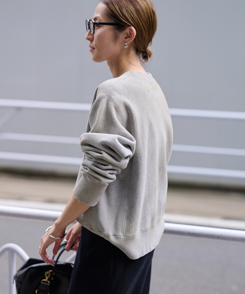 FRAMeWORK（フレームワーク）の「FREEMANS SPORTING CLUB BEECHNOLL スウェットシャツ（スウェット・レディース・ライトグレー・FREE）」の9枚目の写真