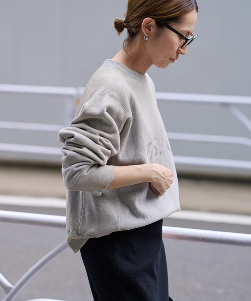 FRAMeWORK（フレームワーク）の「FREEMANS SPORTING CLUB BEECHNOLL スウェットシャツ（スウェット・レディース・ライトグレー・FREE）」の10枚目の写真