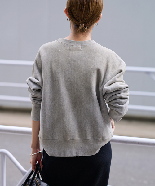 FRAMeWORK（フレームワーク）の「FREEMANS SPORTING CLUB BEECHNOLL スウェットシャツ（スウェット・レディース・ライトグレー・FREE）」の11枚目の写真