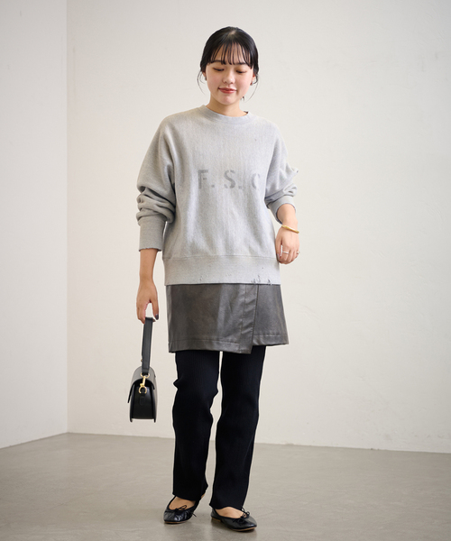 FRAMeWORK（フレームワーク）の「FREEMANS SPORTING CLUB BEECHNOLL スウェットシャツ（スウェット・レディース・ライトグレー・FREE）」の12枚目の写真