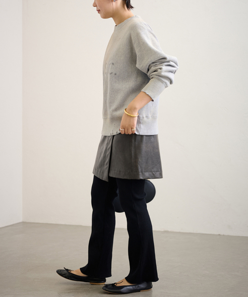 FRAMeWORK（フレームワーク）の「FREEMANS SPORTING CLUB BEECHNOLL スウェットシャツ（スウェット・レディース・ライトグレー・FREE）」の13枚目の写真