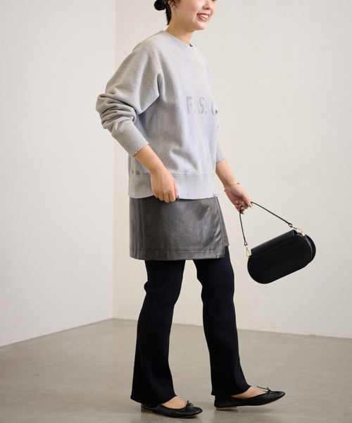 FRAMeWORK（フレームワーク）の「FREEMANS SPORTING CLUB BEECHNOLL スウェットシャツ（スウェット・レディース・ライトグレー・FREE）」の14枚目の写真