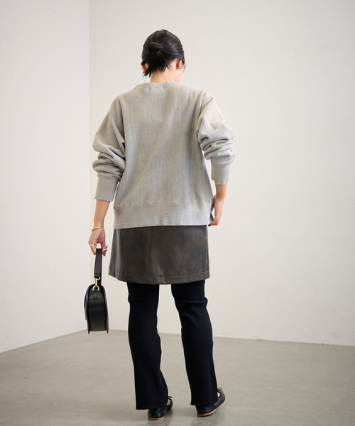 FRAMeWORK（フレームワーク）の「FREEMANS SPORTING CLUB BEECHNOLL スウェットシャツ（スウェット・レディース・ライトグレー・FREE）」の15枚目の写真