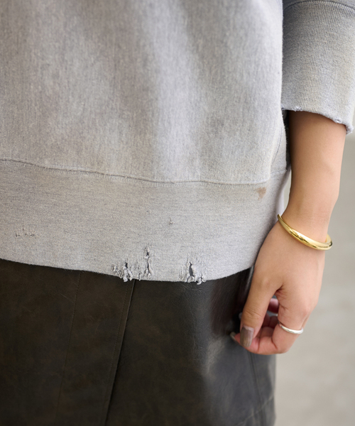 FRAMeWORK（フレームワーク）の「FREEMANS SPORTING CLUB BEECHNOLL スウェットシャツ（スウェット・レディース・ライトグレー・FREE）」の22枚目の写真