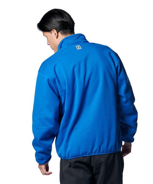 UNDER ARMOUR(アンダーアーマー)の「UAディーエヌエー フリース 1/4ボタン トップス(ライフスタイル/メンズ)(スウェット・メンズ・ブルー系・3XL/S/XL/M/L/2XL)」の4枚目の写真