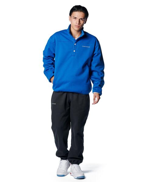 UNDER ARMOUR(アンダーアーマー)の「UAディーエヌエー フリース 1/4ボタン トップス(ライフスタイル/メンズ)(スウェット・メンズ・ブルー系・3XL/S/XL/M/L/2XL)」の5枚目の写真
