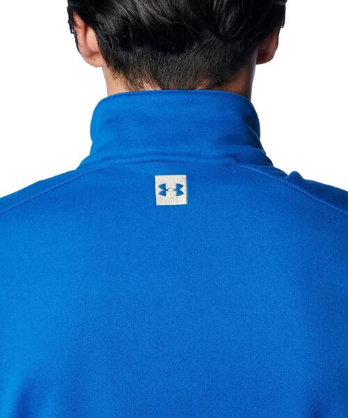 UNDER ARMOUR(アンダーアーマー)の「UAディーエヌエー フリース 1/4ボタン トップス(ライフスタイル/メンズ)(スウェット・メンズ・ブルー系・3XL/S/XL/M/L/2XL)」の7枚目の写真