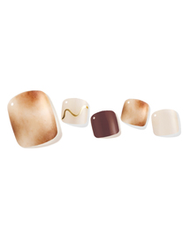 BEAUTY AVENUE（ビューティーアベニュー）の「EDGEU/エッジユー Foot EPA240 BLACK SUGAR LATTE（ネイルシール/ネイルチップ）」