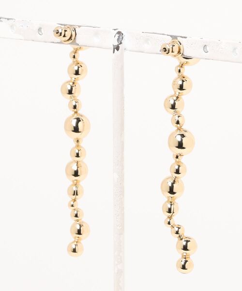 SLY(スライ)の「HANG DOWN CIRCLE P/EARRING ハング ダウン サークル ピアス(ピアス(両耳用)・レディース・ゴールド/シルバー・FREE)」の11枚目の写真