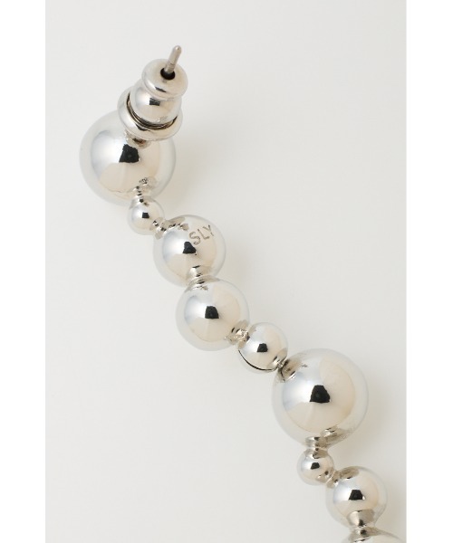 SLY(スライ)の「HANG DOWN CIRCLE P/EARRING ハング ダウン サークル ピアス(ピアス(両耳用)・レディース・ゴールド/シルバー・FREE)」の5枚目の写真