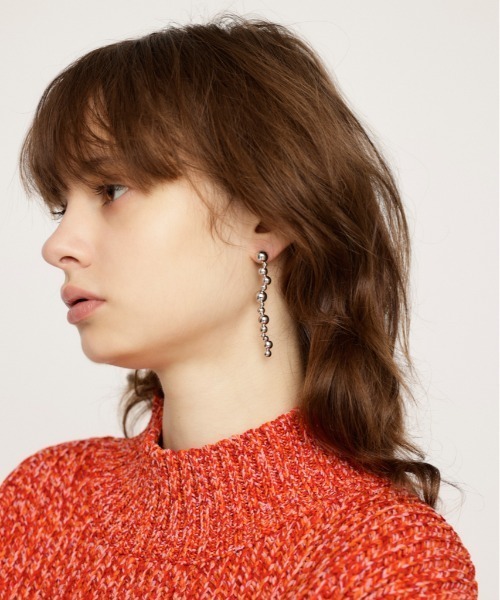 SLY(スライ)の「HANG DOWN CIRCLE P/EARRING ハング ダウン サークル ピアス(ピアス(両耳用)・レディース・ゴールド/シルバー・FREE)」の6枚目の写真