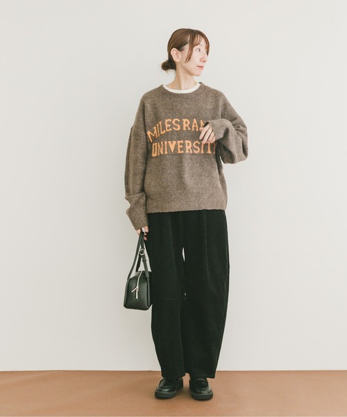 セール】ブークレビッグロゴニット（ニット/セーター）｜ITEMS