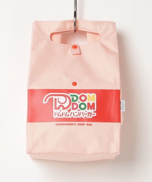 DAY OUT(デイアウト)の「ドムドム ハンバーガー / DAY OUT ハンバーガーズ ショップバッグ(ハンドバッグ・メンズ・レッド系/レッド/ブラック・FREE)」の11枚目の写真