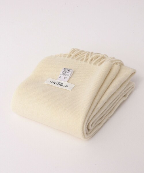 NOLLEY’S（ノーリーズ）の「ウールカシミヤマフラー30（マフラー・メンズ・チャコールグレー/パープル/オフホワイト/ブルー/グレイッシュブルー・FREE）」の11枚目の写真