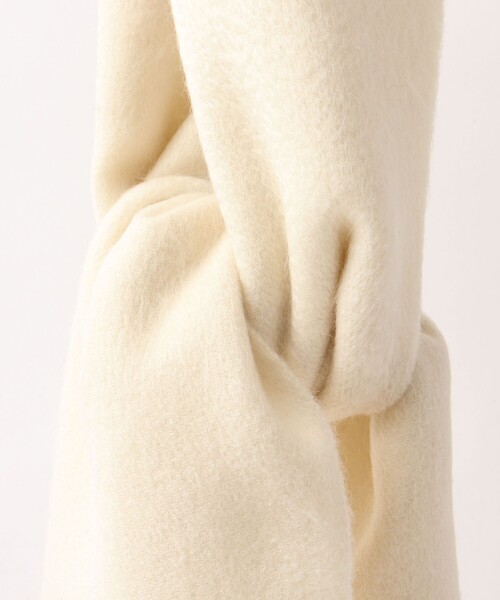 NOLLEY’S（ノーリーズ）の「ウールカシミヤマフラー30（マフラー・メンズ・チャコールグレー/パープル/オフホワイト/ブルー/グレイッシュブルー・FREE）」の14枚目の写真