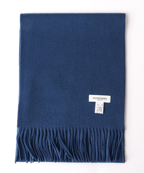 NOLLEY’S（ノーリーズ）の「ウールカシミヤマフラー30（マフラー・メンズ・チャコールグレー/パープル/オフホワイト/ブルー/グレイッシュブルー・FREE）」の18枚目の写真