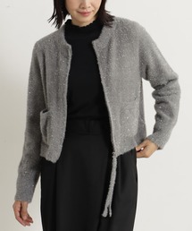 FOUND GOOD | ラメシャギーニットZIPCD(カーディガン/ボレロ)