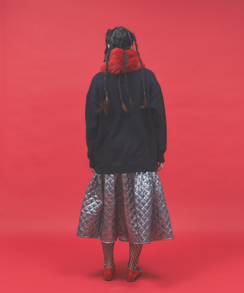 manana suerte（マニャーナスエルテ）の「マルチカラーロゴニット（ニット/セーター・レディース・ブラック/ホワイト・FREE）」の17枚目の写真