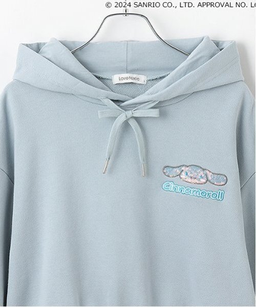 LOVETOXIC（ラブトキシック）の「【サンリオキャラクターズ】キャラクターアソートパーカ（パーカー・キッズ・ブラック/オフホワイト/エメラルド/サックスブルー・S:140cm/L:160cm/M:150cm）」の13枚目の写真