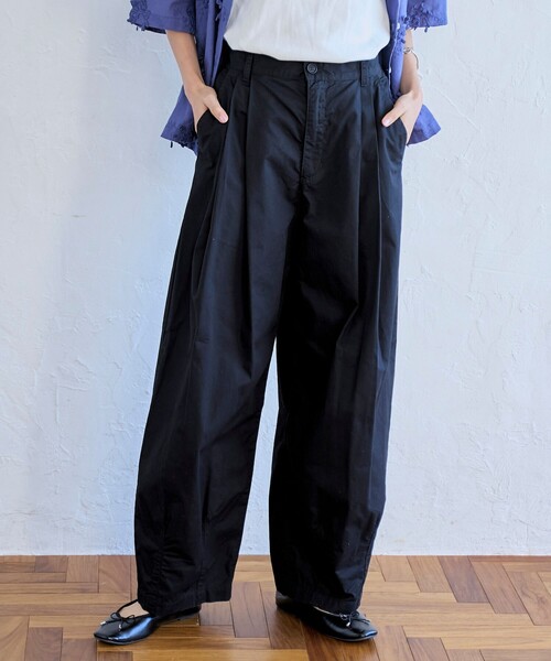 coen（コーエン）の「ランタンパンツ（その他パンツ・レディース・イエロー/ベージュ/オリーブ/ブラック/ナチュラル・L/M）」の2枚目の写真