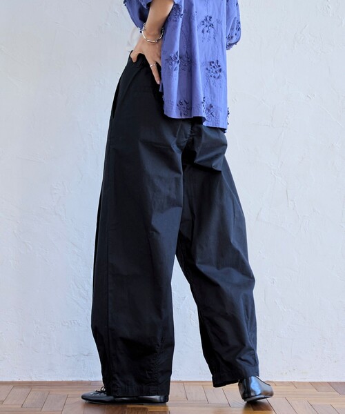 coen（コーエン）の「ランタンパンツ（その他パンツ・レディース・イエロー/ベージュ/オリーブ/ブラック/ナチュラル・L/M）」の8枚目の写真