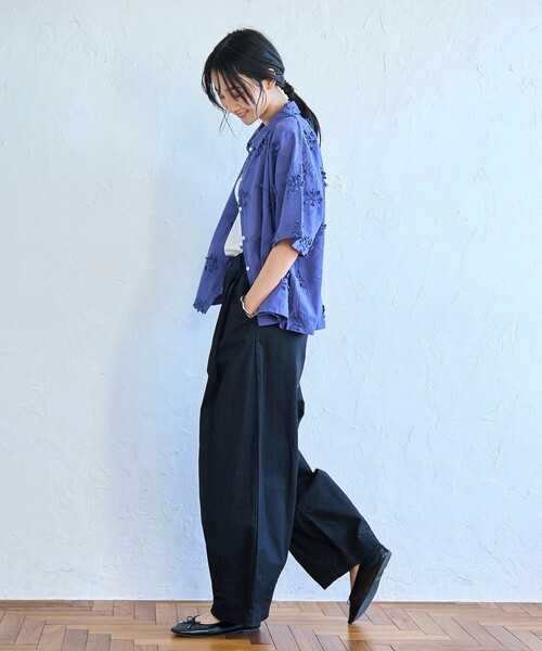 coen（コーエン）の「ランタンパンツ（その他パンツ・レディース・イエロー/ベージュ/オリーブ/ブラック/ナチュラル・L/M）」の11枚目の写真