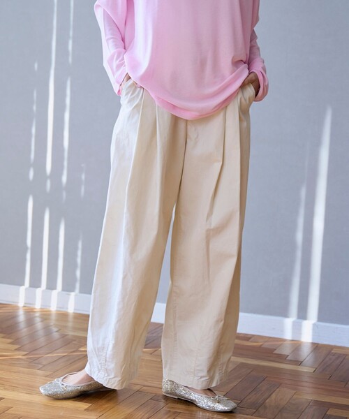 coen（コーエン）の「ランタンパンツ（その他パンツ・レディース・イエロー/ベージュ/オリーブ/ブラック/ナチュラル・L/M）」の12枚目の写真