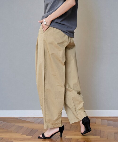 coen（コーエン）の「ランタンパンツ（その他パンツ・レディース・イエロー/ベージュ/オリーブ/ブラック/ナチュラル・L/M）」の20枚目の写真