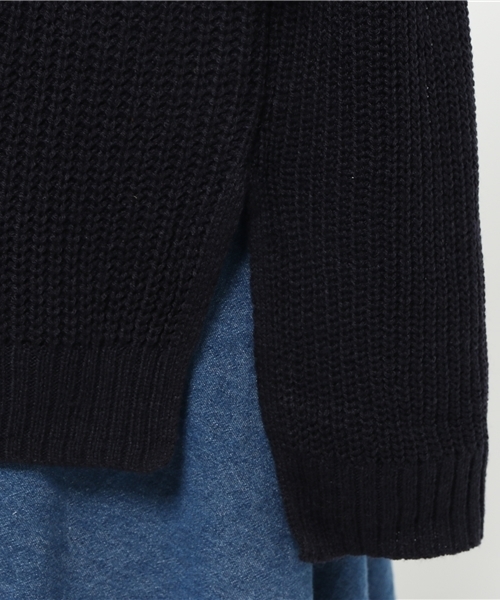 earth music&ecology(アースミュージックアンドエコロジー)の「ケーブルニットプルオーバー(ニット/セーター・レディース・LT.Gray/ブラウン/カーキ/ネイビー・FREE)」の10枚目の写真