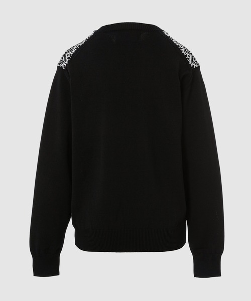 ANREALAGE(アンリアレイジ)の「PHOTOCHROMIC NORDIC CREW KNIT(ニット/セーター・レディース・ブラック・38/46)」の2枚目の写真