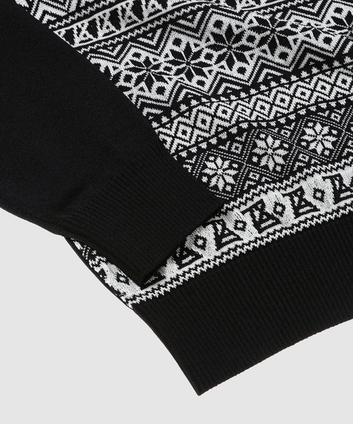 ANREALAGE(アンリアレイジ)の「PHOTOCHROMIC NORDIC CREW KNIT(ニット/セーター・レディース・ブラック・38/46)」の3枚目の写真