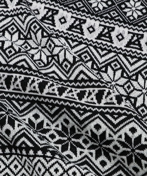 ANREALAGE(アンリアレイジ)の「PHOTOCHROMIC NORDIC CREW KNIT(ニット/セーター・レディース・ブラック・38/46)」の4枚目の写真