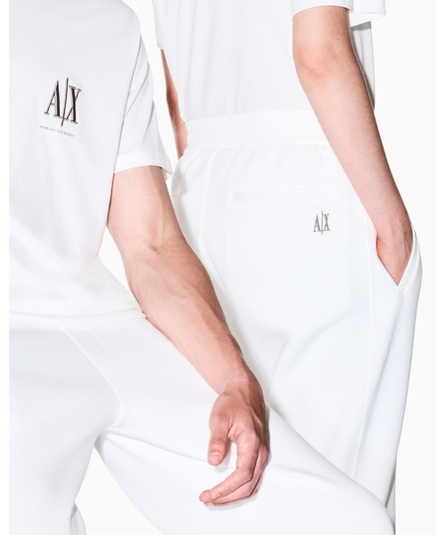 ARMANI EXCHANGE（アルマーニエクスチェンジ）の「【A|X アルマーニ エクスチェンジ】ICON スウェットジョガーパンツ（スウェットパンツ・メンズ・ブラック/ホワイト/グレイッシュベージュ・XX-LARGE/X-SMALL/X-LARGE/SMALL/MEDIUM/LARGE）」の13枚目の写真