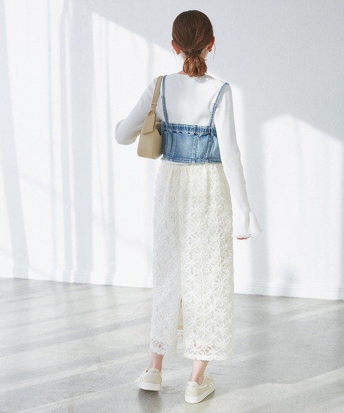 ROPE' PICNIC(ロペピクニック)の「デニムビスチェ(ベスト・レディース・ブルー/ブルー系その他5・38)」の10枚目の写真