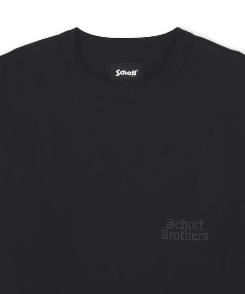 Schott(ショット)の「Schott/ショット/B.S. SLEEVELESS T-SHIRT/ブラックシープ スリーブレス Tシャツ(Tシャツ/カットソー・メンズ・チャコールグレー/ホワイト・XL/L/M)」の7枚目の写真
