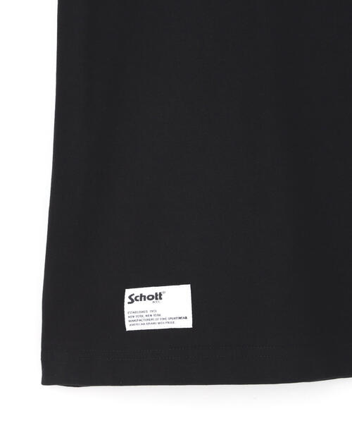 Schott(ショット)の「Schott/ショット/B.S. SLEEVELESS T-SHIRT/ブラックシープ スリーブレス Tシャツ(Tシャツ/カットソー・メンズ・チャコールグレー/ホワイト・XL/L/M)」の9枚目の写真
