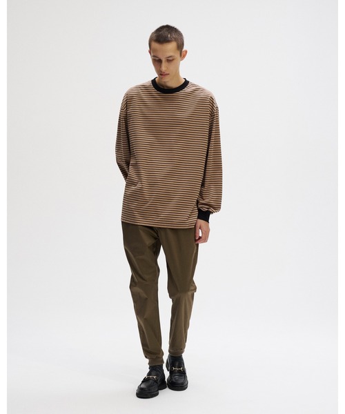 SOPHNET.（ソフネット）の「SLIM FIT RIBBED PANTS（その他パンツ・メンズ・ベージュ/ブラック/カーキ・SMALL/MEDIUM/LARGE/X-LARGE）」の14枚目の写真