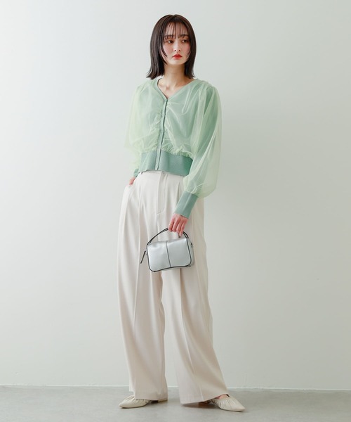 SENSE OF PLACE by URBAN RESEARCH（センスオブプレイスバイアーバンリサーチ）の「ギャザーフラットシューズ（バレエシューズ・レディース・シルバー/アイボリー/ブラック・SMALL/LARGE/MEDIUM）」の14枚目の写真