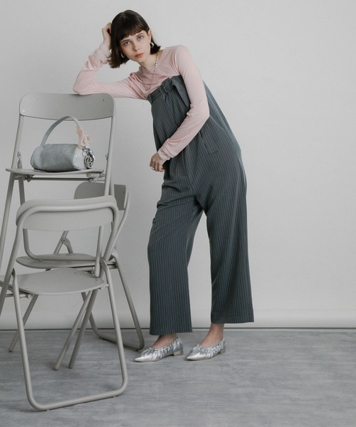 SENSE OF PLACE by URBAN RESEARCH（センスオブプレイスバイアーバンリサーチ）の「ギャザーフラットシューズ（バレエシューズ・レディース・シルバー/アイボリー/ブラック・SMALL/LARGE/MEDIUM）」の20枚目の写真