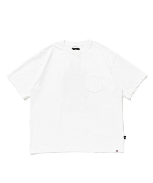 MAGIC NUMBER（マジック ナンバー）の「【MAGIC NUMBER】 OUTSIDE T-SHIRT アウトサイドティーシャツ（Tシャツ/カットソー・メンズ・ホワイト/チャコールグレー/オリーブ/ブルーグレー・MEDIUM/LARGE/X-LARGE）」の5枚目の写真