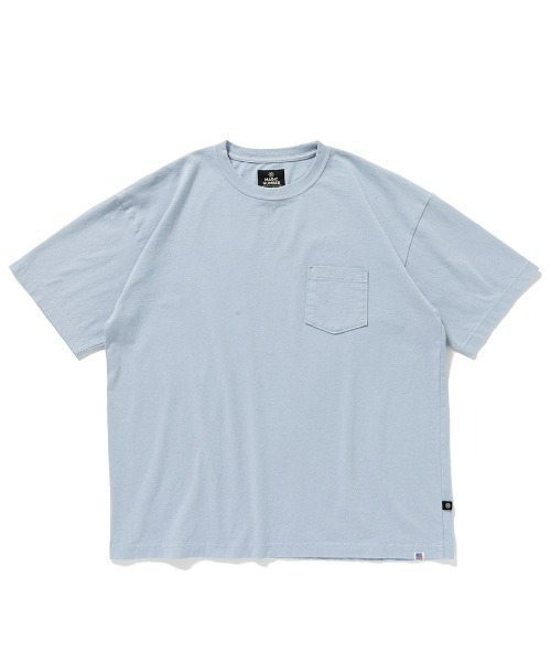 MAGIC NUMBER（マジック ナンバー）の「【MAGIC NUMBER】 OUTSIDE T-SHIRT アウトサイドティーシャツ（Tシャツ/カットソー・メンズ・ホワイト/チャコールグレー/オリーブ/ブルーグレー・MEDIUM/LARGE/X-LARGE）」の7枚目の写真