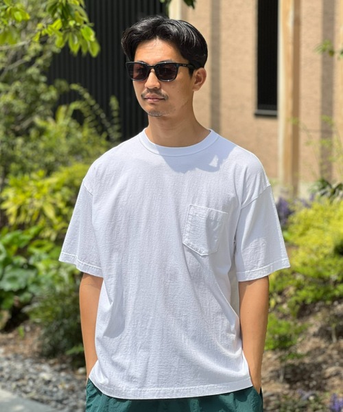 MAGIC NUMBER（マジック ナンバー）の「【MAGIC NUMBER】 OUTSIDE T-SHIRT アウトサイドティーシャツ（Tシャツ/カットソー・メンズ・ホワイト/チャコールグレー/オリーブ/ブルーグレー・MEDIUM/LARGE/X-LARGE）」の16枚目の写真